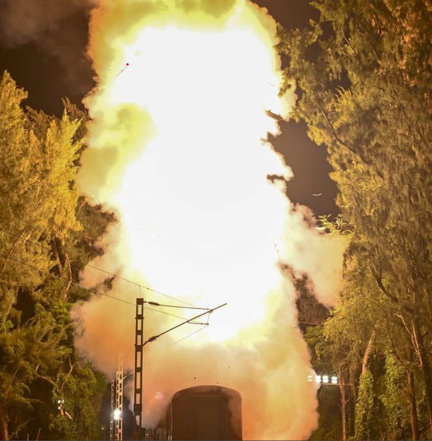 ਰੇਲ ਗੱਡੀ ਤੋਂ ਮਿਜ਼ਾਇਲ